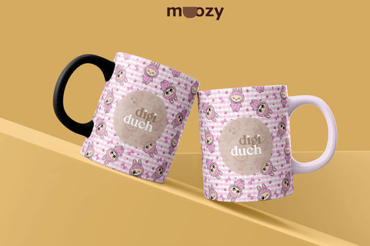 Lububo Bunny pattern Character Ceramic Mug – Limited Edition